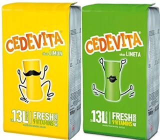 Cedevita s chuťou citrónu / limetky (2x1kg)