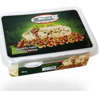Halva s pistachiosom boustan 800g bez umelého