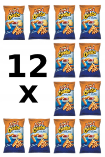 Cheetos špirály ostrý syr s kečupom 12 x 80 g
