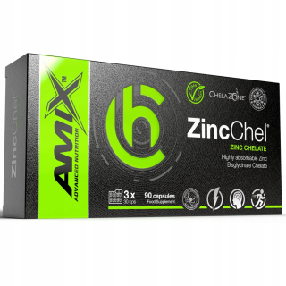 Chelat zinok - najrýchlejšie často ovplyvnené 30 mg