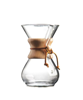 Sklenený napúšťač kávy Chemex 900 ml, 6 odkvapkávacích kap