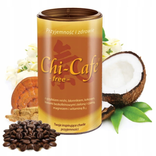 Instantná káva -  Chi-Cafe Free 250g Dr Jákobs Reishi Coconut Coffee