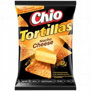 Chio Nacho Cheese Chips 10 Packs / kartón
