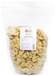 Sušené ovocie - Banánové lupienky 1kg SUŠENÉ BANÁNY apatia