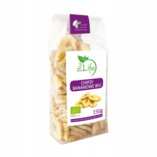 Sušené ovocie - Ekologické banánové čipy BIO 150 g [12ks] Biol