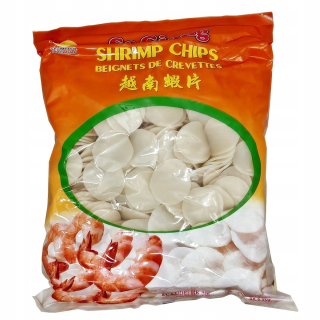 Ázijska kuchyňa - Biele lobster-krevety čipy pre 1kg vyprážanie,
