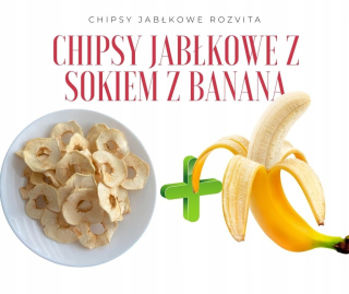 Apple Chips Rozervita s banán 1 kg Mega Paka