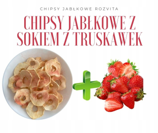 Apple Chips Rozervita s jahodovou šťavou 5 PLN / 100g