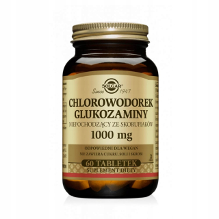 Ochrana kĺbov -  Glukozamín hydrochlorid 1000mg 60tablets solgar