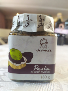 Chorvátska pasta z čiernych olív 180g