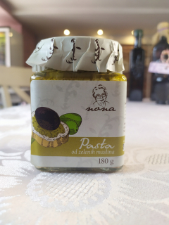 Chorvátska pasta zo zelených olív 180g