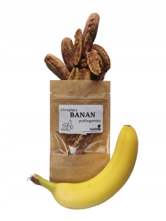 Sušené ovocie - Chrumkavé sušené banány nafúkané 250g