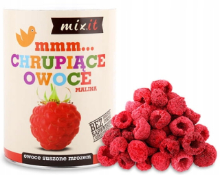 Sušené ovocie - Crispy Ovocie Lyofilizované Raspberry 70g mixit