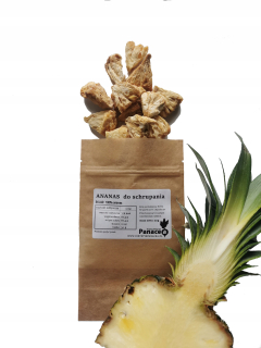 Sušené ovocie - Chrumkavý ananás sušený nafúknutý 250g