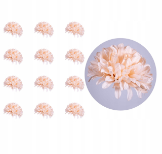 Chrysanthemum saténová marhuľová hlava 12 kusov