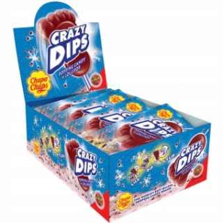 Chupa Chups Lollipops nohy so zabuchnutým práškom