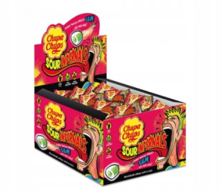 Chupa Chups Sour Infernals Sour gumy 80 kusov