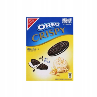 Ázijska kuchyňa - Cookies Oreo Crispy Vanilla Pemse 154G Japonsko
