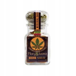 CANNABIS M & J Čokoláda Cookies + 3G CBD Byliny