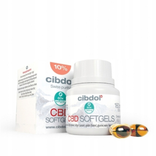 CBD - CIBDOL HEMP CBD OIL 10% 960 mg Kapsuly ZADARMO