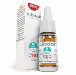 CBD - CIBDOL CBD olej z konope 20% 10 ml 6000mg DHL24