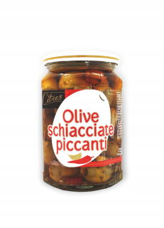 Citres Olive schiacciate piccanti 520g