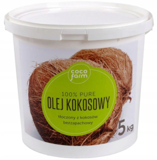 Coco Farm Coconut Oil Čistý 5kg / 6L zápach