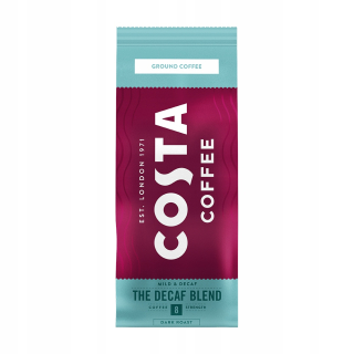 Káva bez kofeínu -  Costa Coffee DecAf 200 g Zdobtená káva