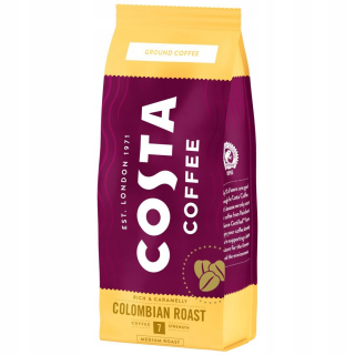 Káva mletá - Costa Coffee Coffee mleté kolumbijské pečené 200g