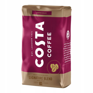 Zrnková káva - Costa Coffee Signature Blend Tmavé Grainy 1KG