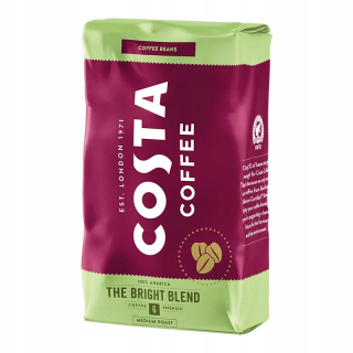 Zrnková káva - Costa Coffee Bright Blend Fazuľa 1KG