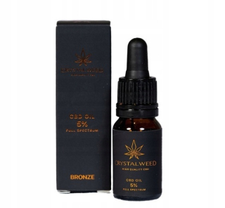 CBD - Crystal Weed olej CBD 5% MCT Oil 500 mg 10 ml
