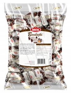 Candies Bombajki plnené 1 kg snehu biely