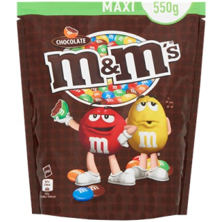 Čokolády Sweets Dragees M & M v 550g poťahu