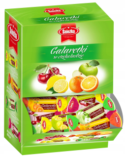 Bonbóny Jelly v čokoláde Śnieżka 3kg