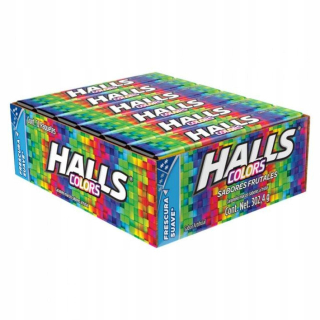 Candy Halls Farby ovocné chuť Mix-20 x 33,5 g