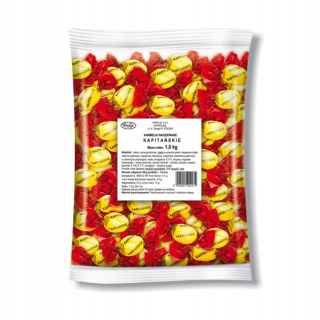Kapitánove cukríky Plnený karamelový rum 1kg