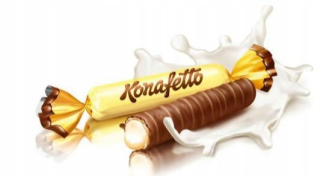Candy Konafetto 1kg Roshen Crunchy so smotanou