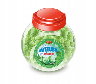 Candy Landryny Miętki Tube 2.7 kg Ewa