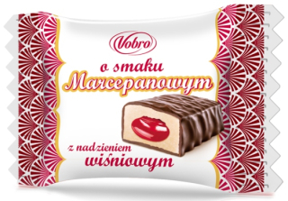 MarziPan Candies s čerešňou 1kg vobro