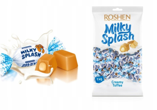 Candy Milky Splash Roshen 1KG