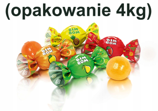 Bonbóny Roshen BIM BOM OVOCNÉ KARAMELY 4KG