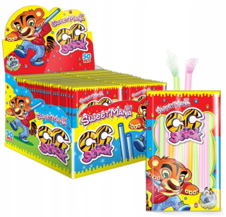 Rozpustné Candy CC Stick 50 kusov sladký muž