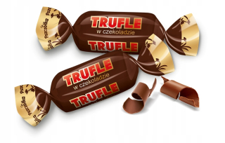 Candy hľuzovky v čokoláde včela 1kg
