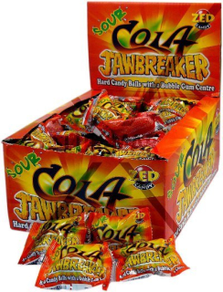 ZED Sour Cola Candies Sour Čeľuste 90 ks