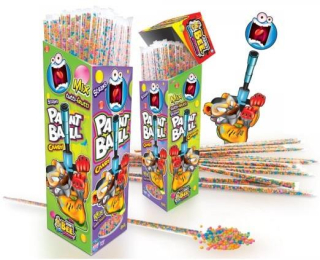Candy v Słomce Paint Ball Candy OP.100SZT Veľkoobchod