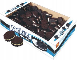 Cukry NYKIE Marquis čierna biela 2,5 kg -