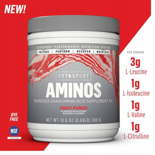 Aminokyseliny - Cytosport aminos 300gr bcaa citrulina ovocie punč