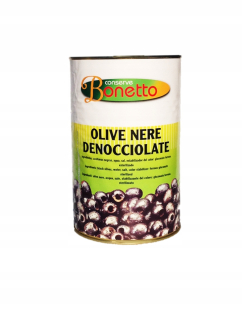 Čierne olivy bez semien 4.1 kg bonetto Taliansko