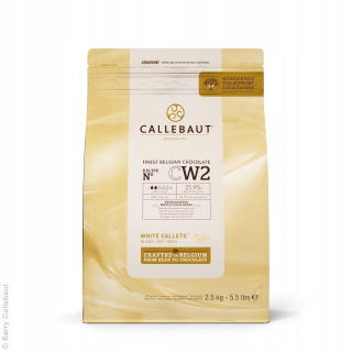 Biela čokoláda pre Fountain Callebaut 2.5kg CW2